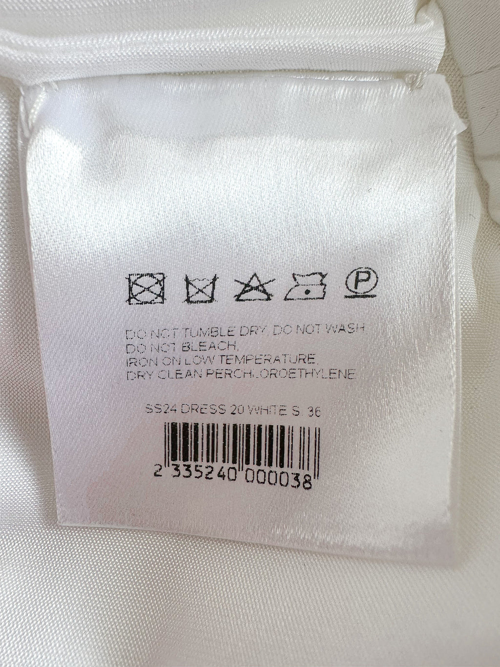 Magda Butrym Rose White Sweetheart Midi Dress