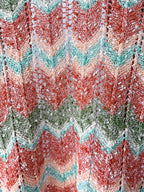 Hayley Menzies Pink Zigzag Andes Boucle Cardigan