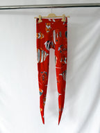 Dolce & Gabbana Fish Print Footed Leggings