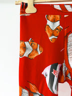 Dolce & Gabbana Fish Print Footed Leggings