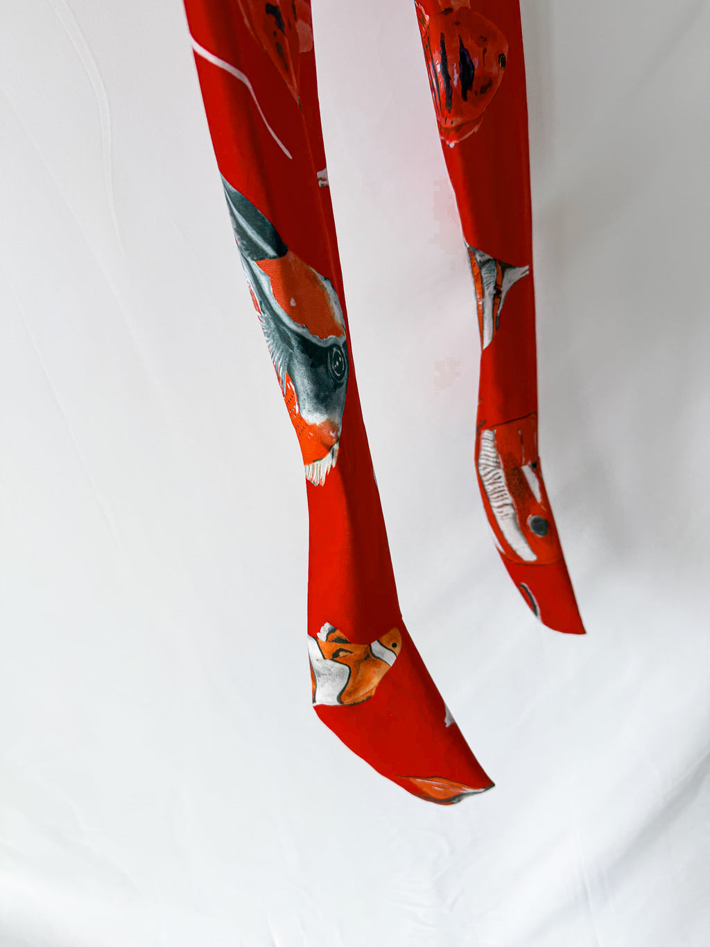 Dolce & Gabbana Fish Print Footed Leggings