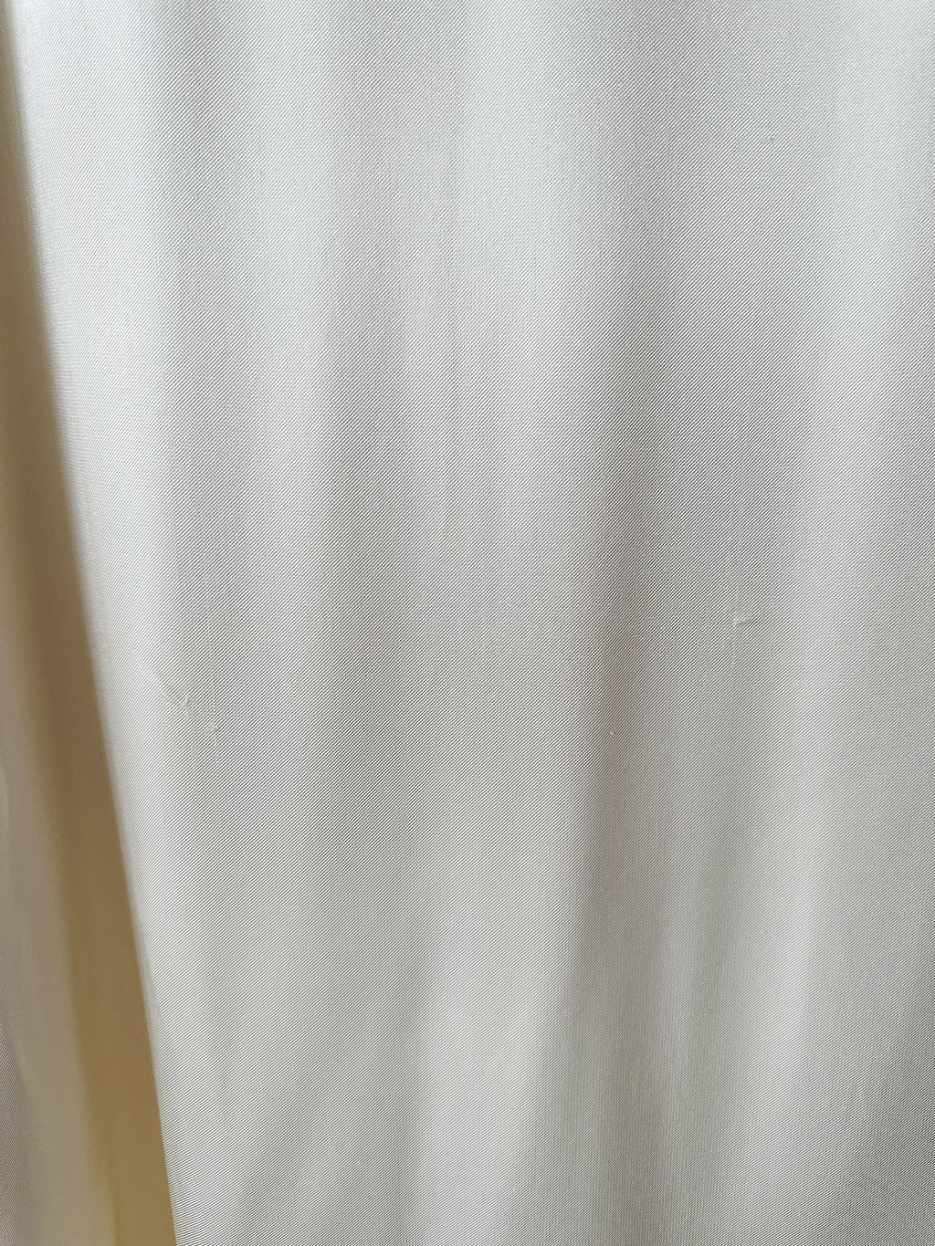 The Row Ivory Santia Cowl Neck Silk Twill Long Sleeve Dress