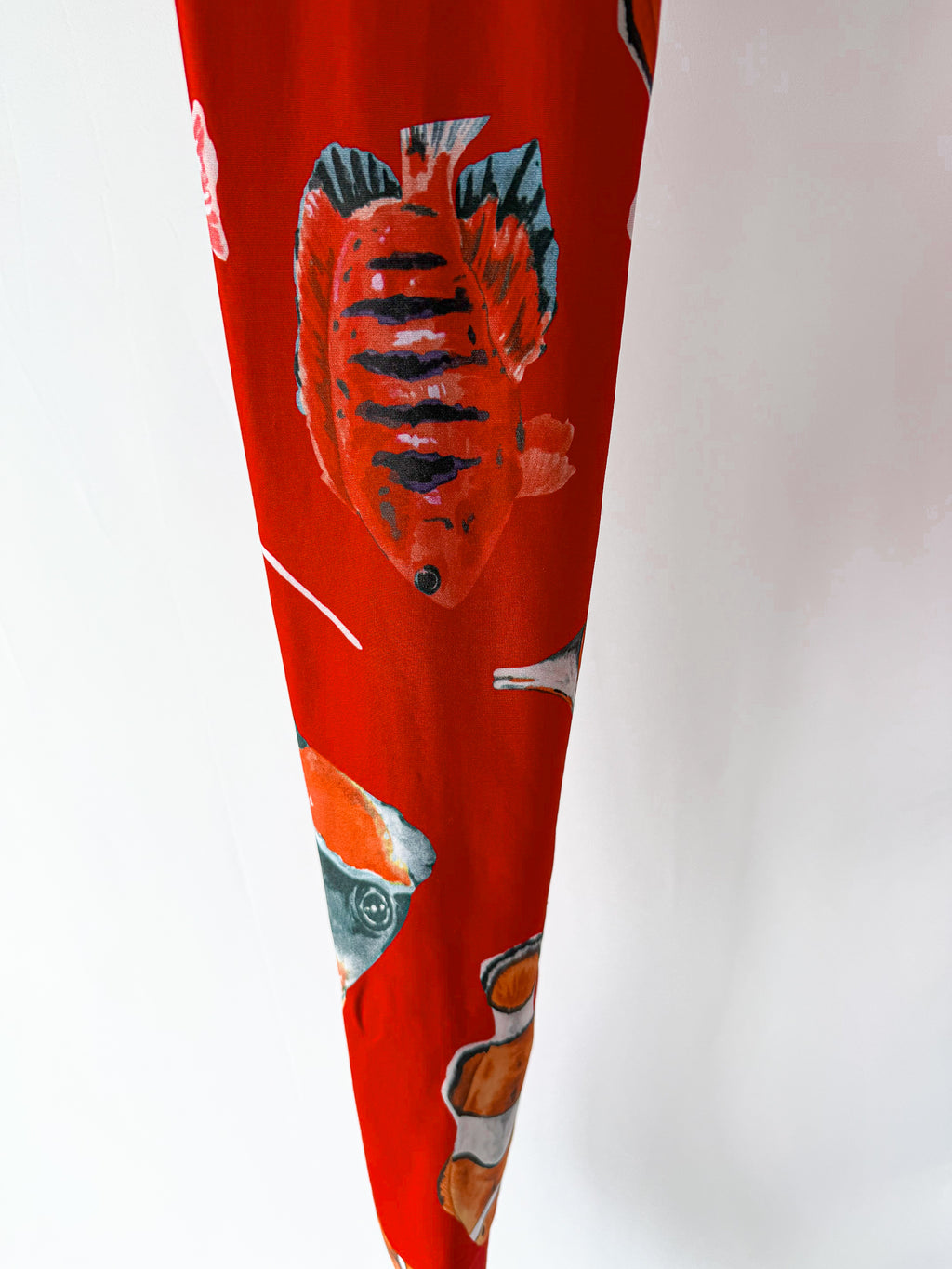 Dolce & Gabbana Fish Print Footed Leggings