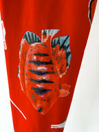 Dolce & Gabbana Fish Print Footed Leggings