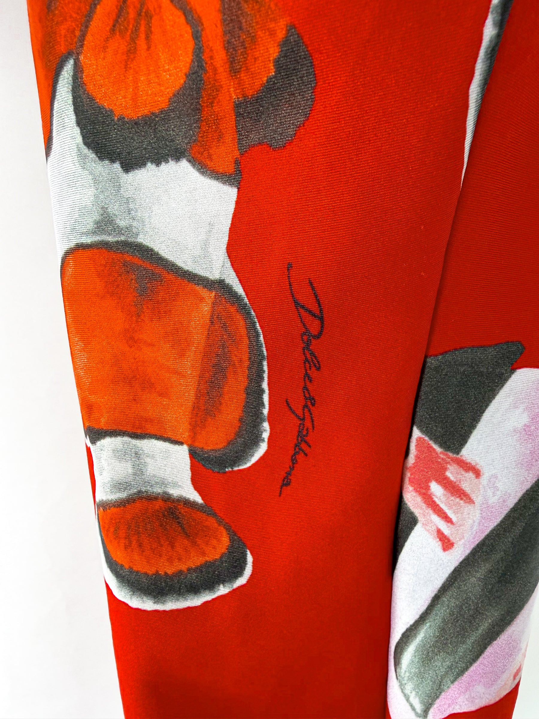 Dolce & Gabbana Fish Print Footed Leggings