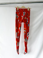 Dolce & Gabbana Fish Print Footed Leggings