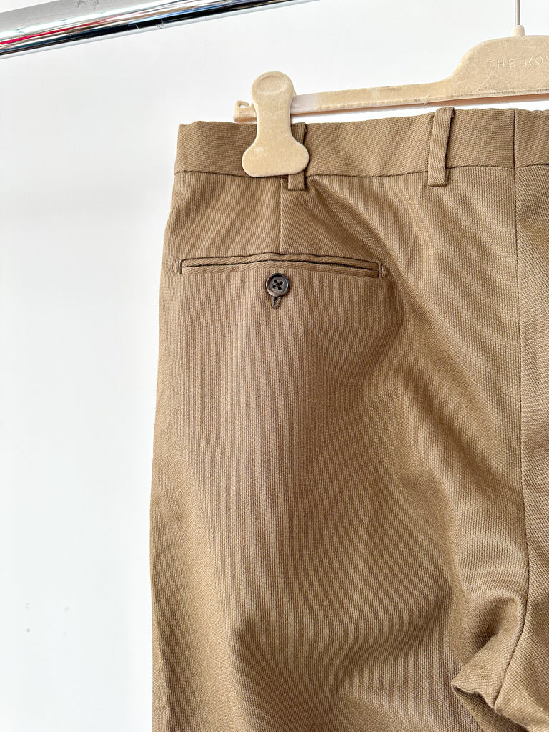 Drake's Brown Cropped Trousers - House Of Huntington