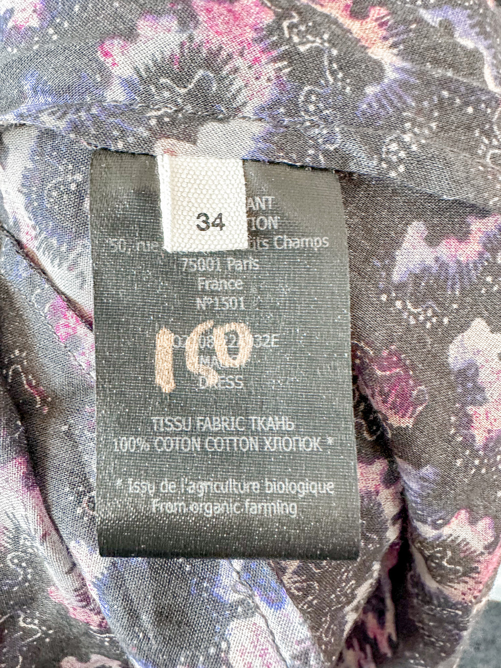 Isabel Marant Etoile Imaggy Floral Print Summer Midi Dress