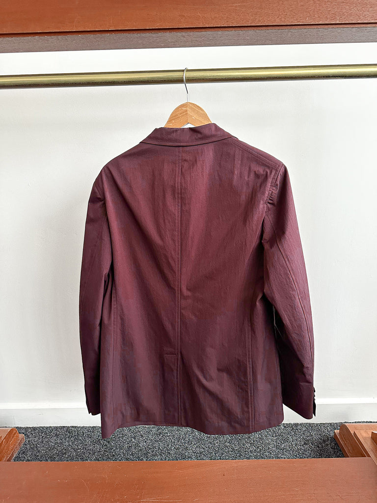 Slowear Teknosartorial Burgundy Breathable Blazer Jacket - House Of Huntington