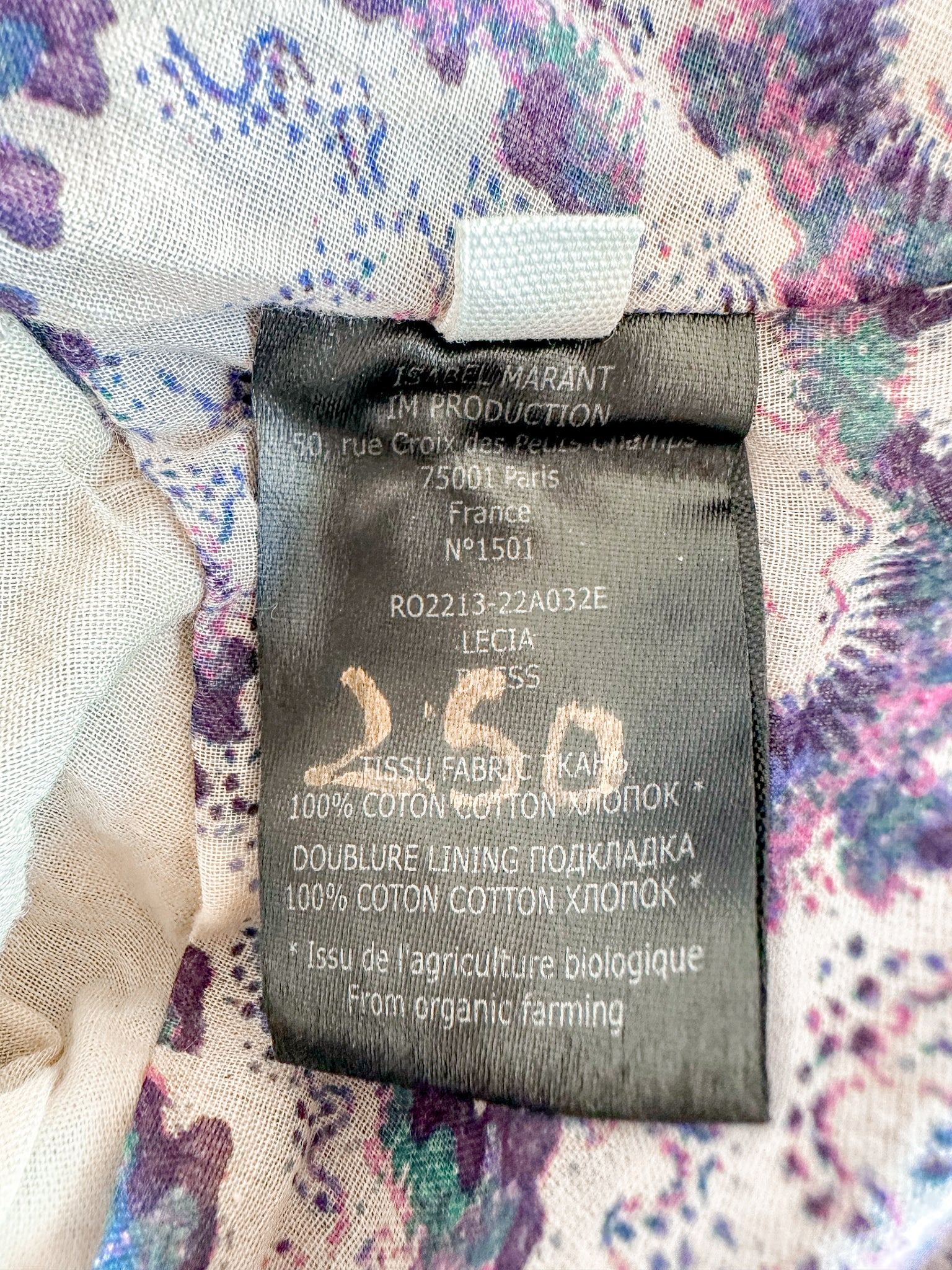 Isabel Marant Etoile Lecia Floral Print Ruched Off Shoulder Mini Dress