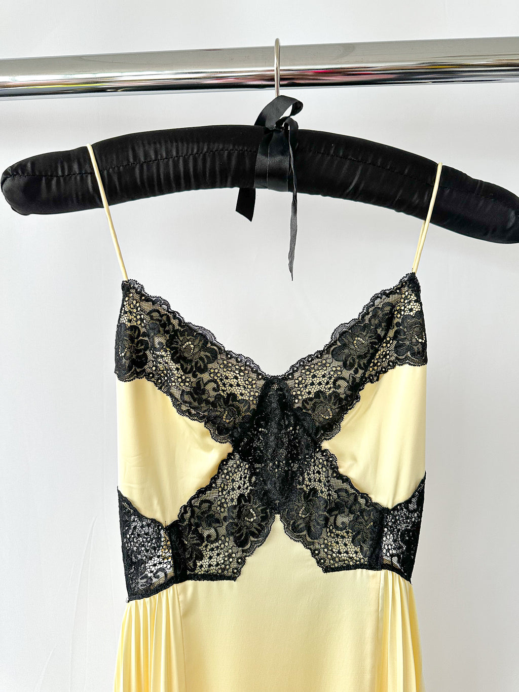 Self-Portrait Yellow Lace Maxi Dress