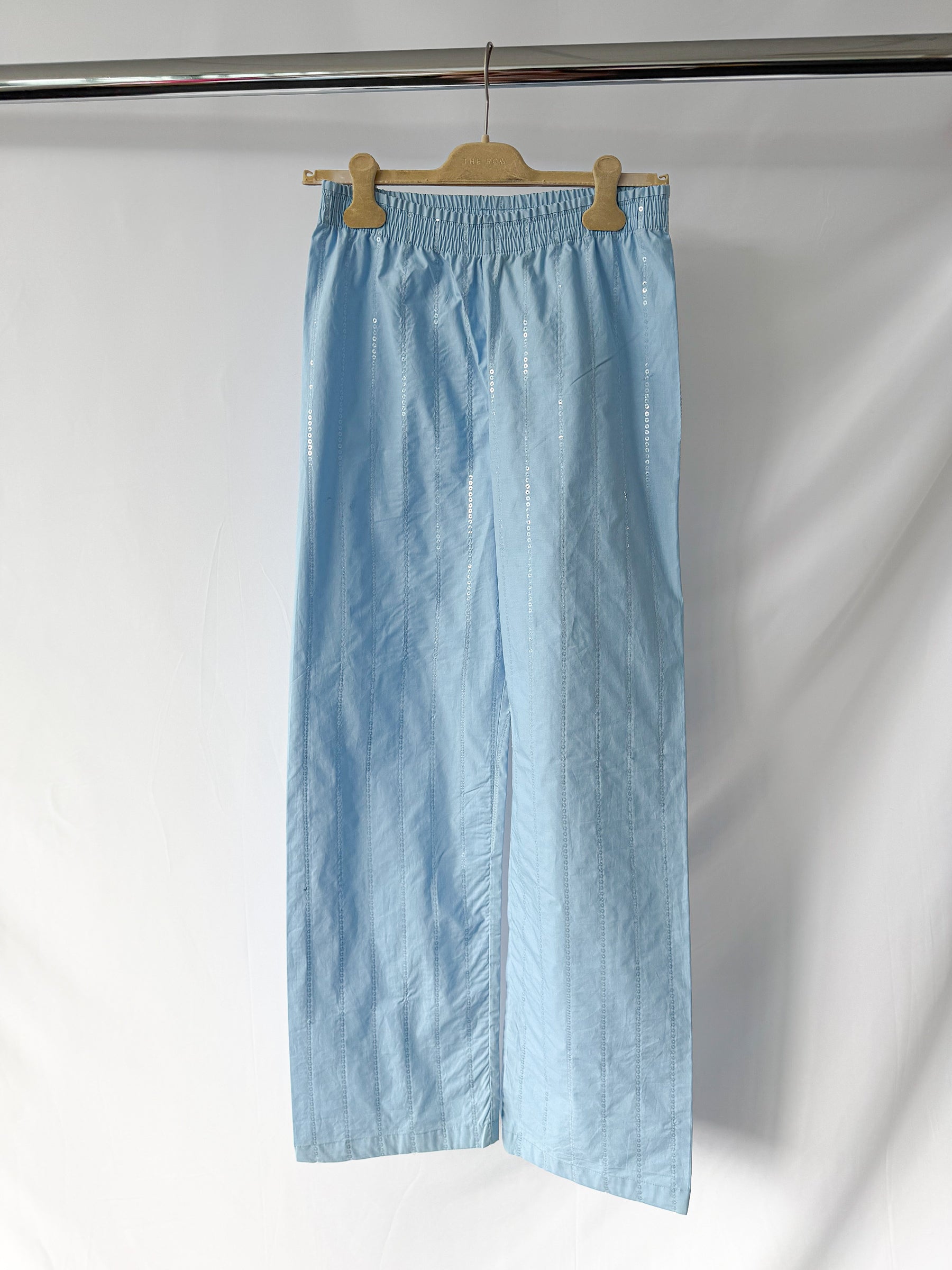Sleeper Milky Way Blue Sequined Cotton Pyjama Set