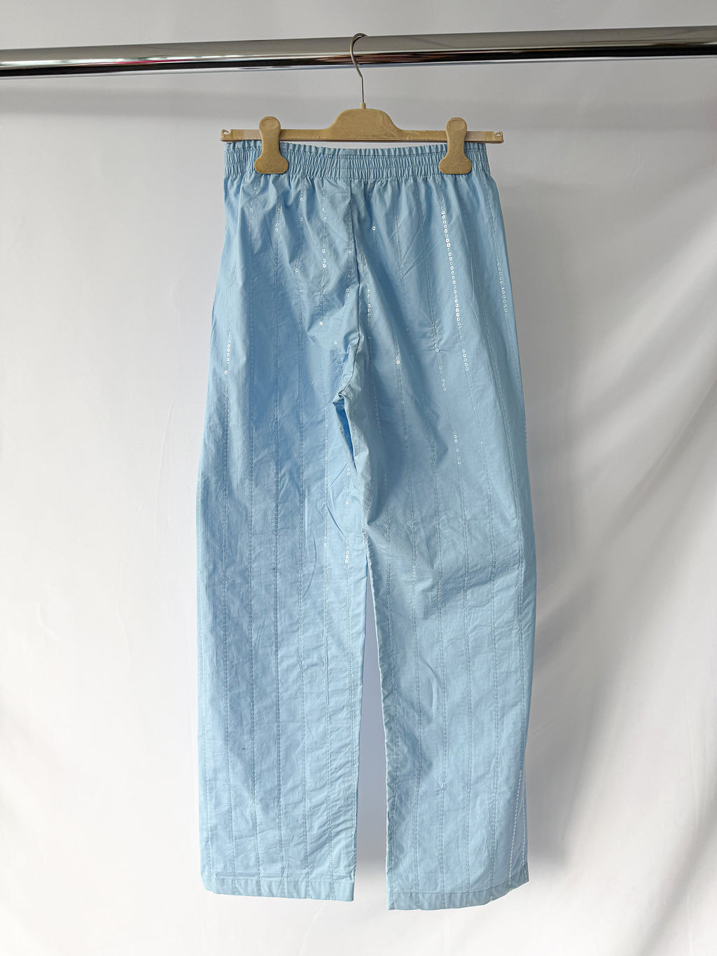 Sleeper Milky Way Blue Sequined Cotton Pyjama Set