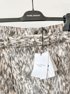 Isabel Marant Etoile Kaloscoe Printed High Waist Belted Cargo Shorts