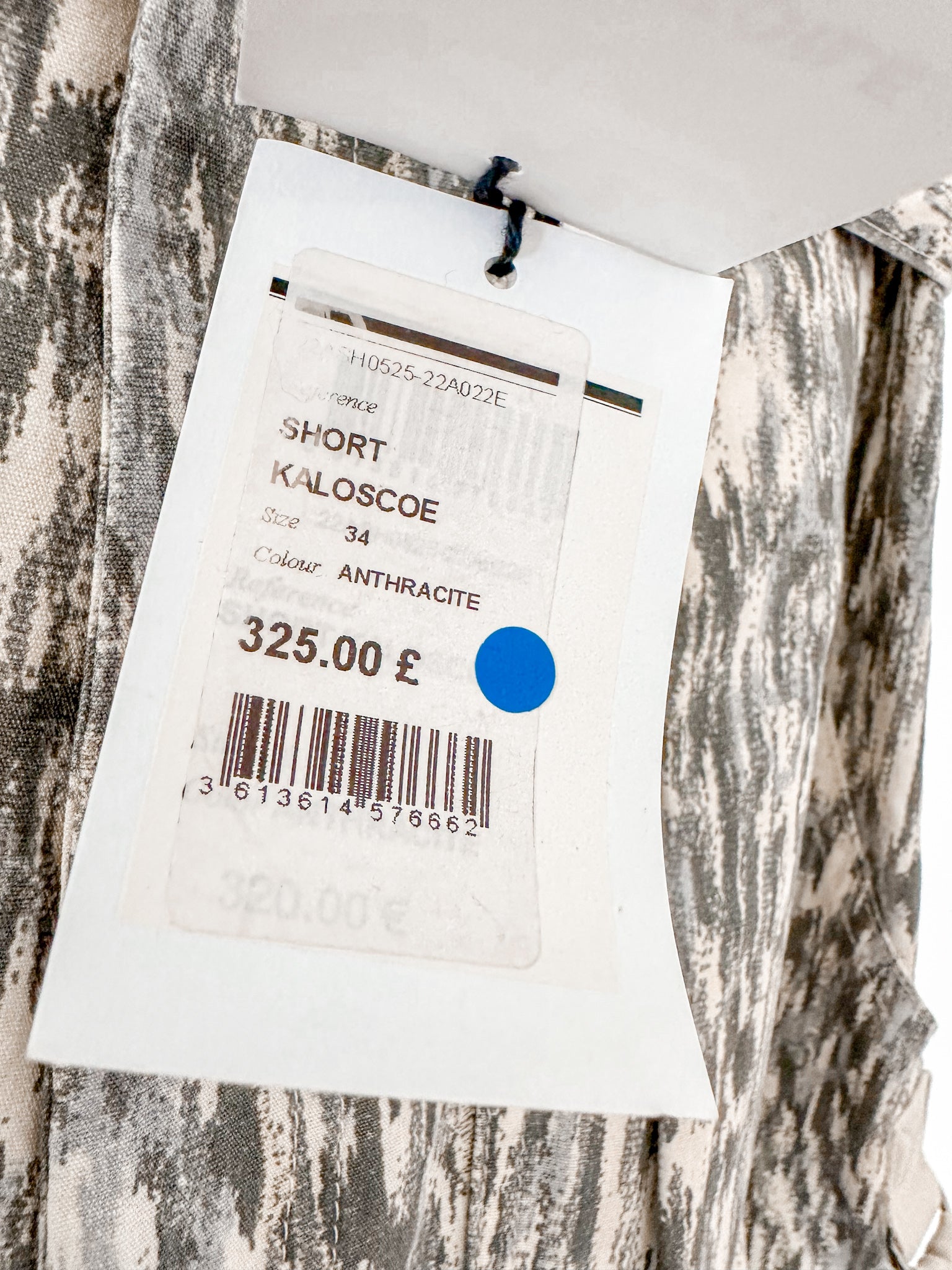 Isabel Marant Etoile Kaloscoe Printed High Waist Belted Cargo Shorts