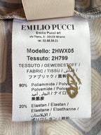 Emilio Pucci Geometric Print Bandeau Strapless Crop Top