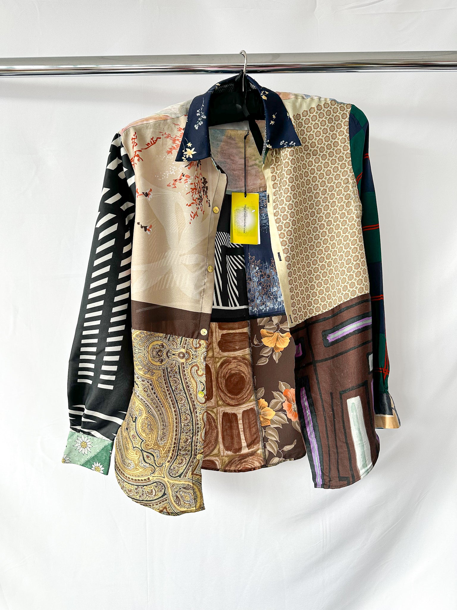 Connor Ives Rework Pattern Conner Ives The Reconstituted Scarf Vintage Shirt (IMPERFECT) – House ...