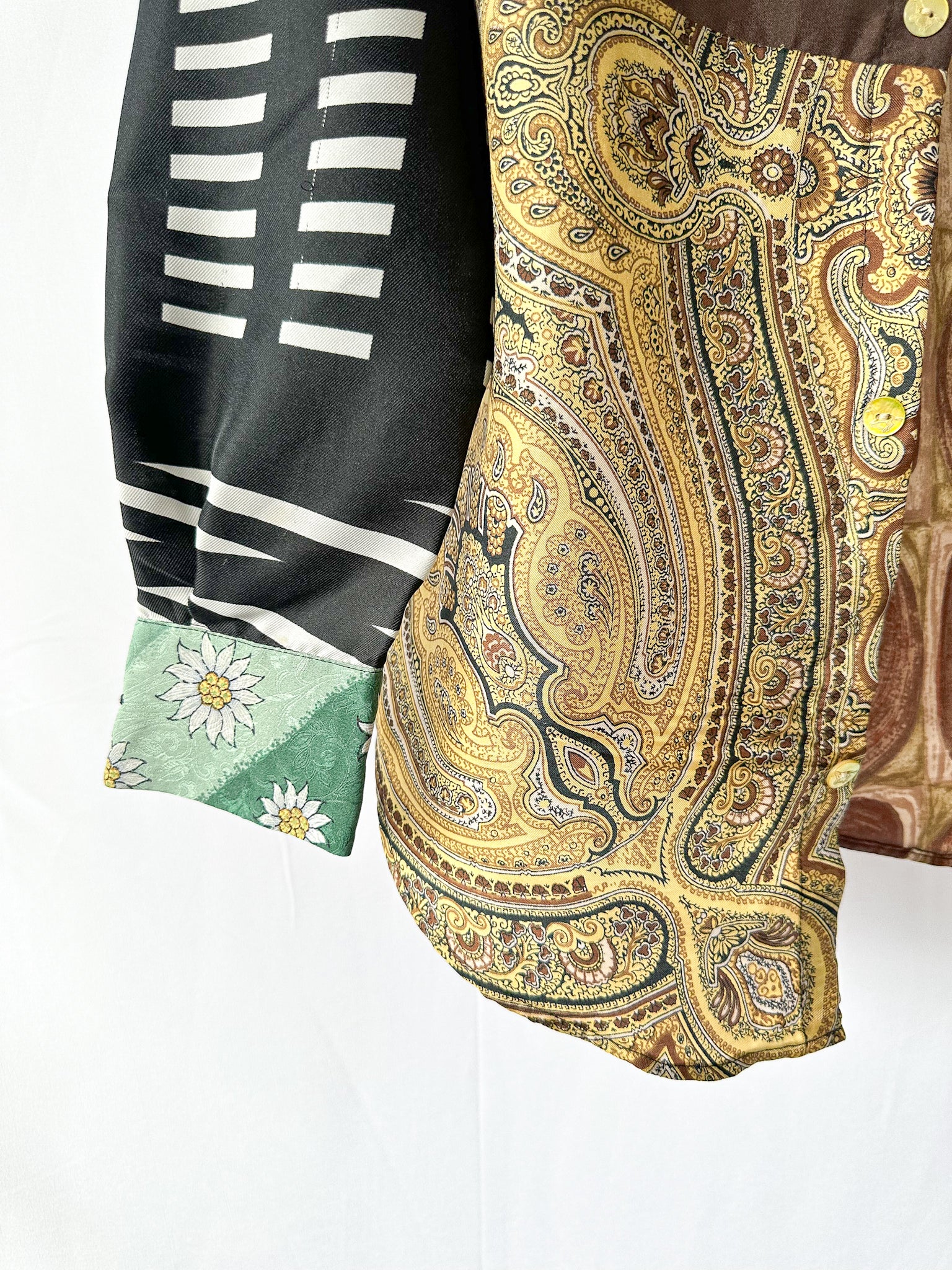 Connor Ives Rework Pattern Conner Ives The Reconstituted Scarf Vintage Shirt (IMPERFECT) – House ...