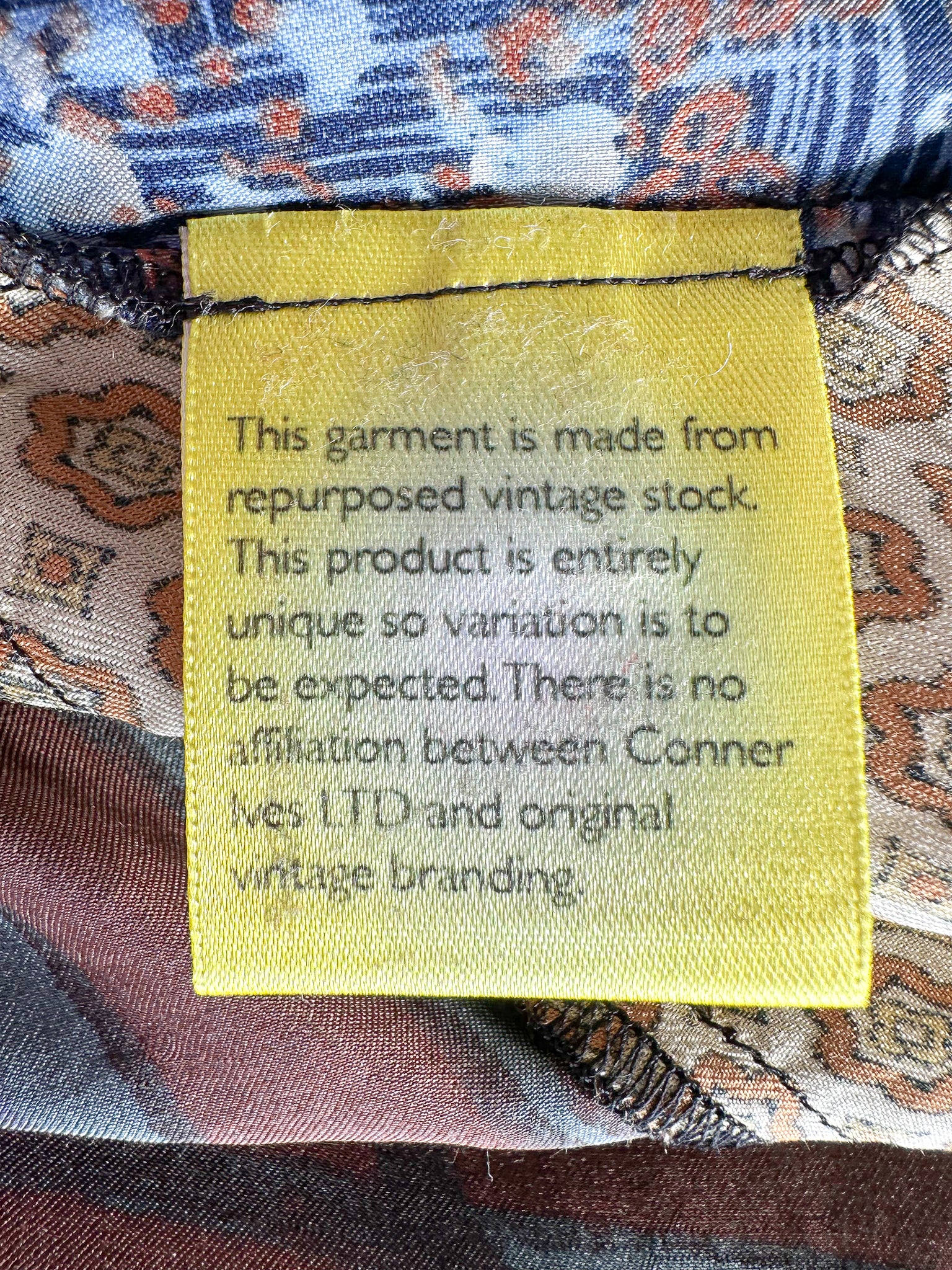 Conner Ives The Reconstituted Scarf Vintage Shirt (IMPERFECT)