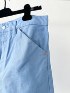 Drake's Light Blue 5 Pocket Jeans in Canvas - House Of Huntington