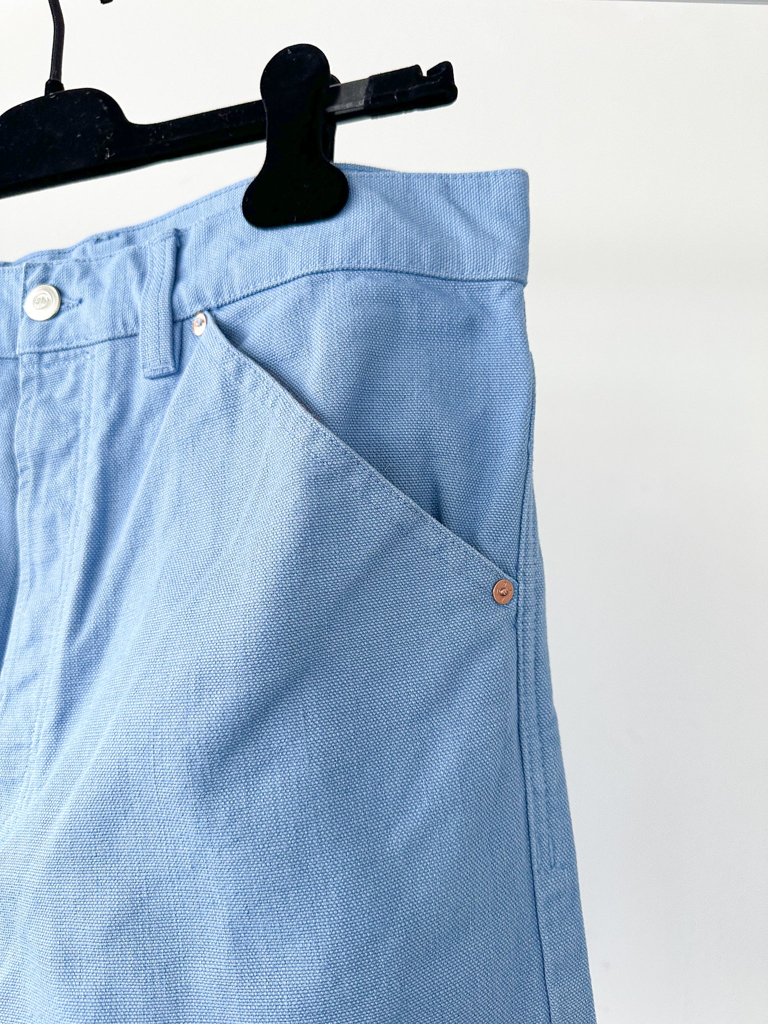 Drake's Light Blue 5 Pocket Jeans in Canvas - House Of Huntington