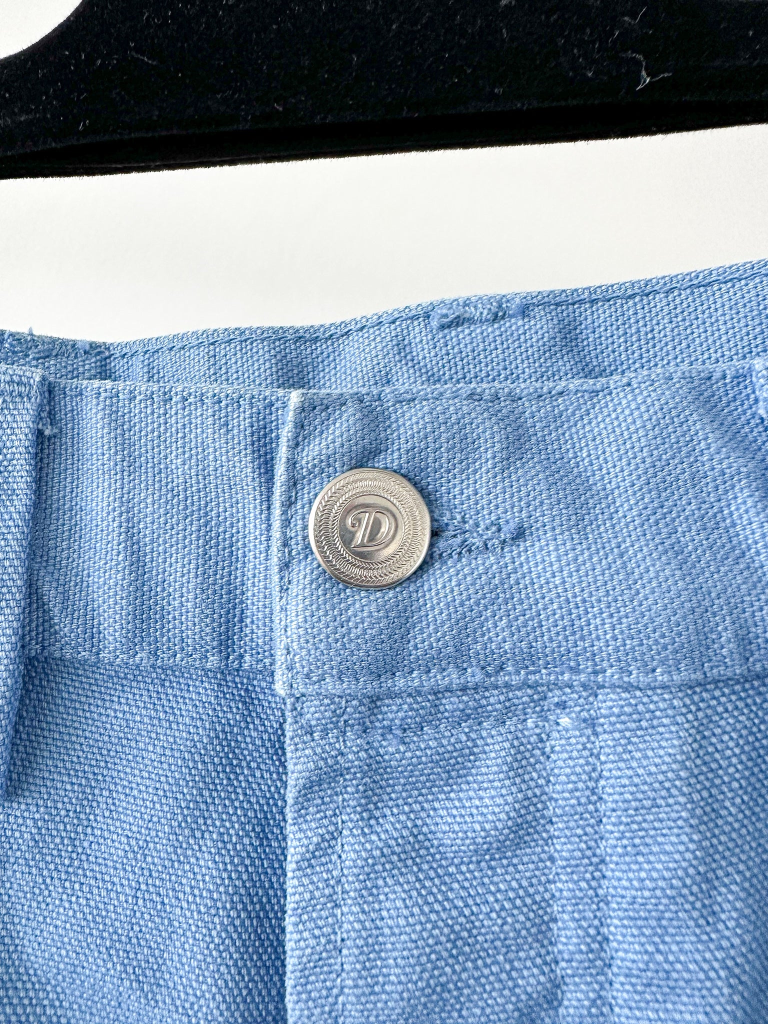 Drake's Light Blue 5 Pocket Jeans in Canvas - House Of Huntington