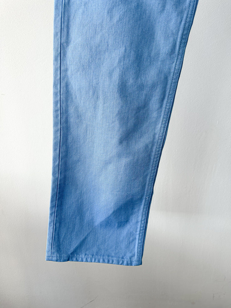 Drake's Light Blue 5 Pocket Jeans in Canvas - House Of Huntington