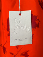 Jupe Yolanda asymétrique à fleurs rouges Preen Line