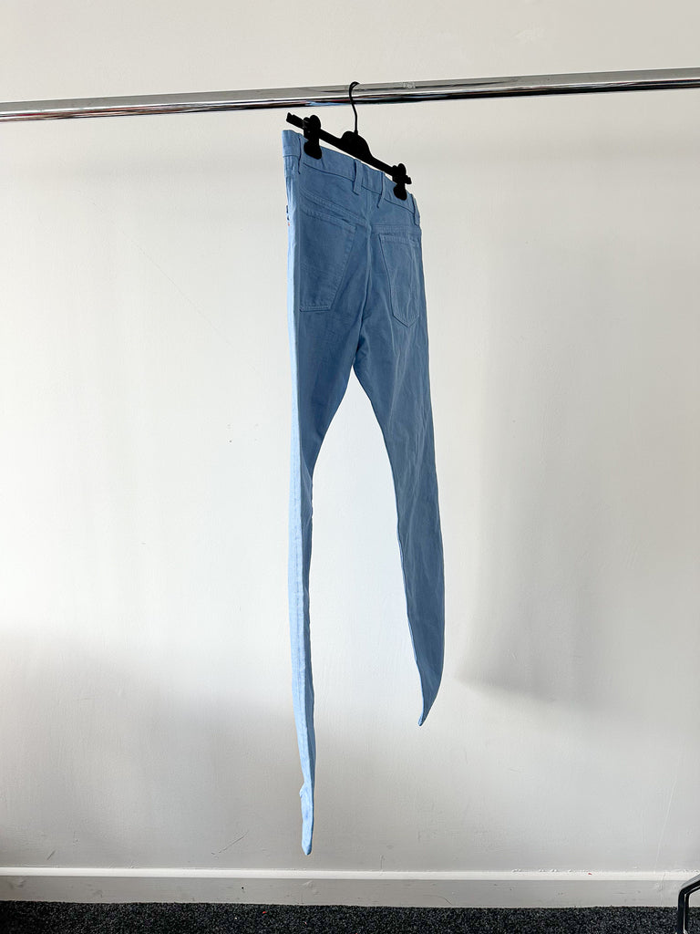 Drake's Light Blue 5 Pocket Jeans in Canvas - House Of Huntington