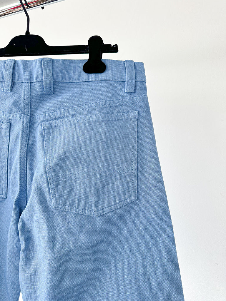 Drake's Light Blue 5 Pocket Jeans in Canvas - House Of Huntington