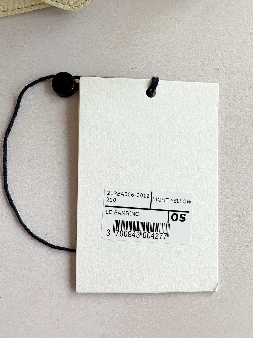 Sac Jacquemus Le Bambino Jaune Clair