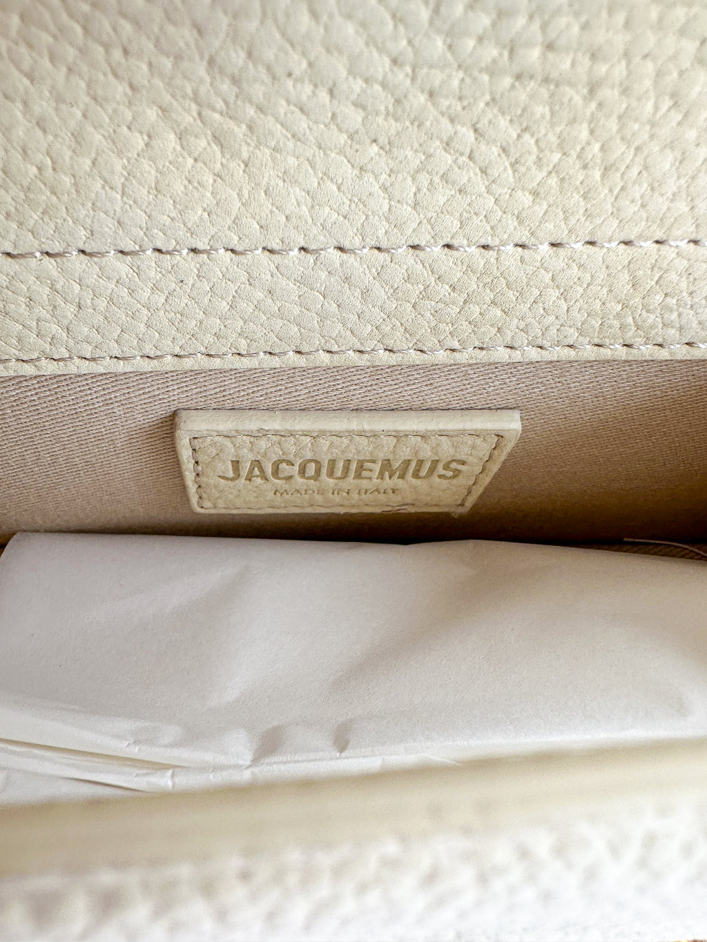 Sac Jacquemus Le Bambino Jaune Clair