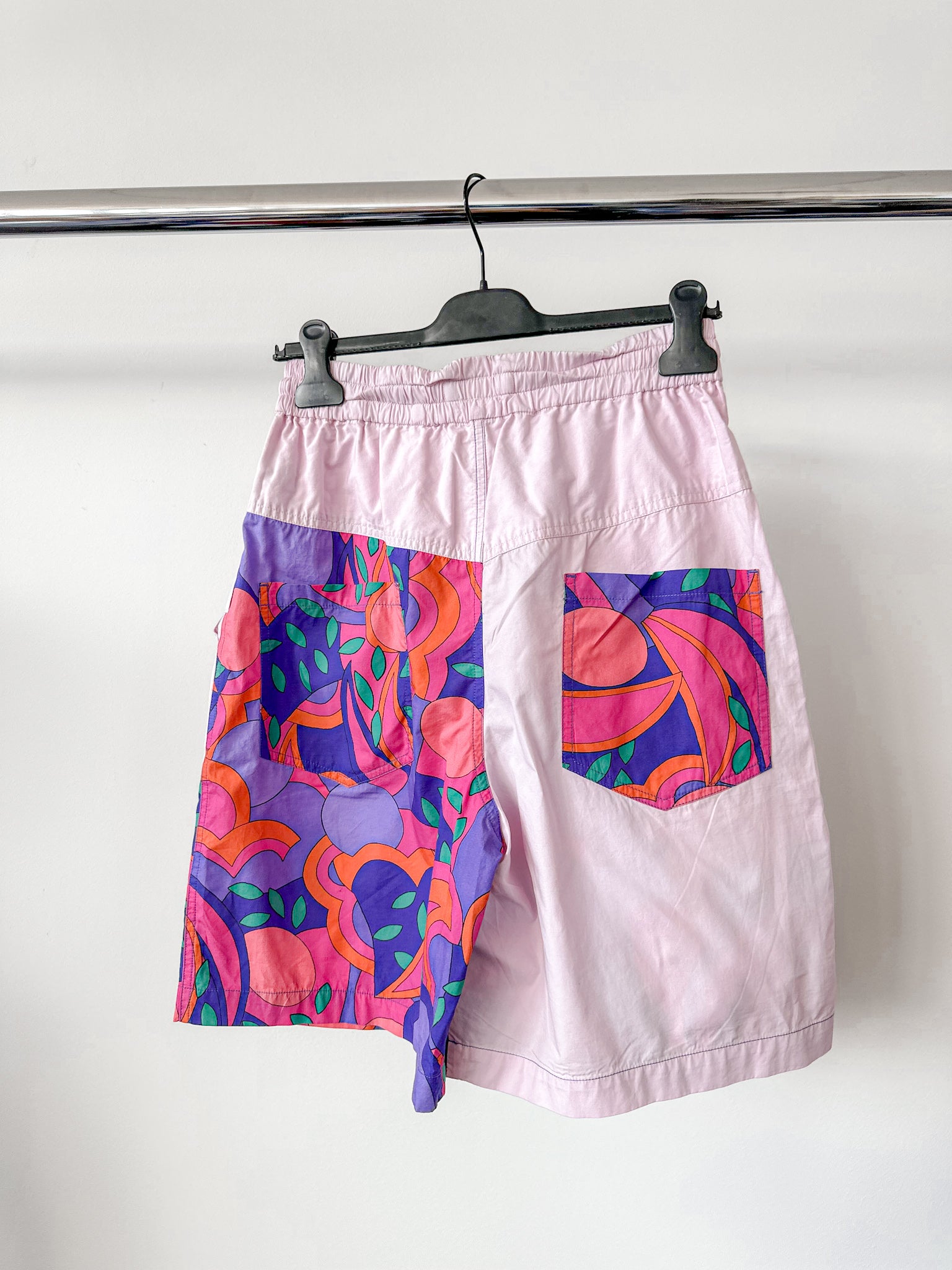 Isabel Marant Laverneo Pink Bold Logo Print Shorts