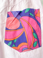 Isabel Marant Laverneo Pink Bold Logo Print Shorts