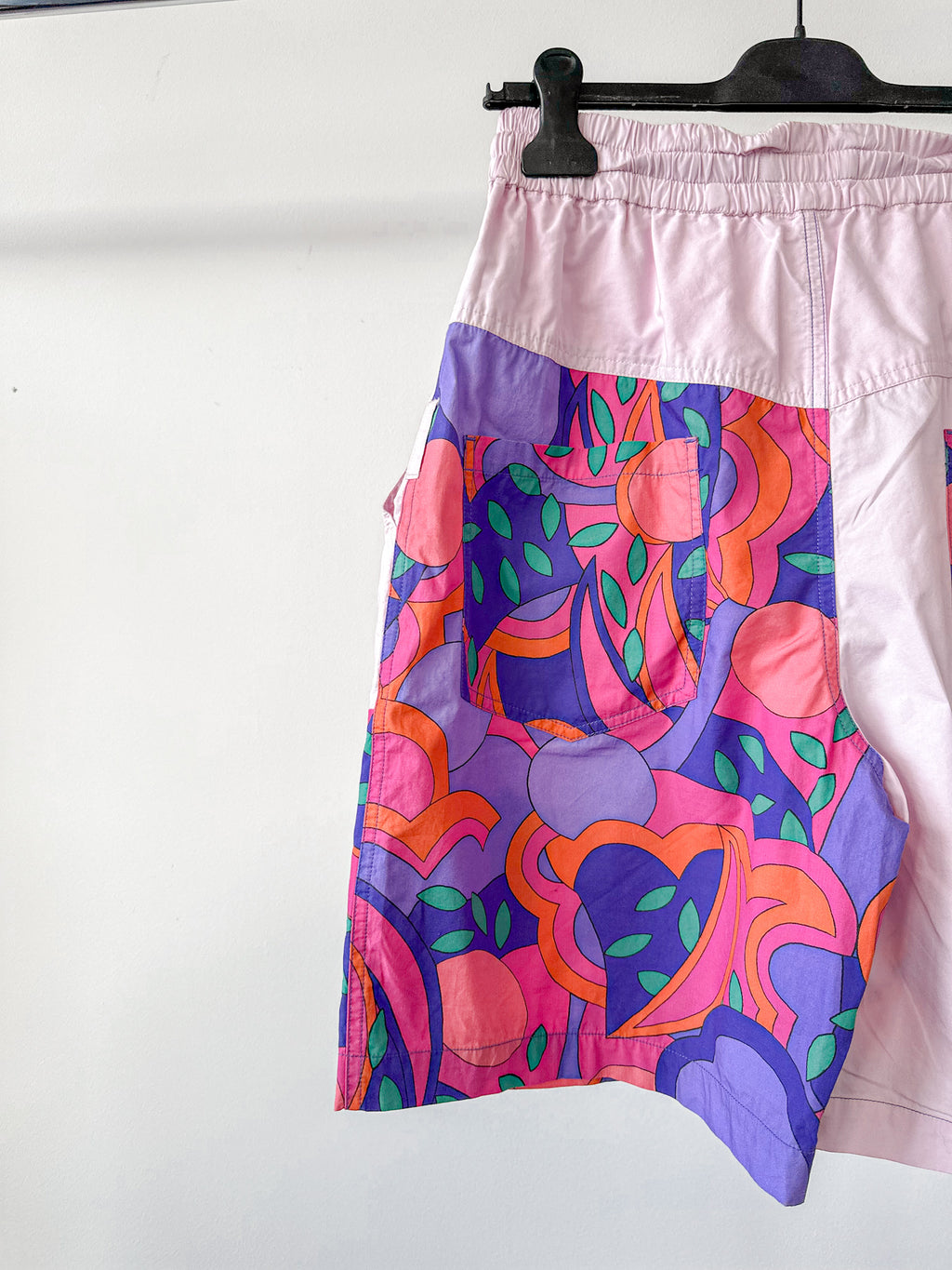 Isabel Marant Laverneo Pink Bold Logo Print Shorts
