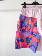 Isabel Marant Laverneo Pink Bold Logo Print Shorts