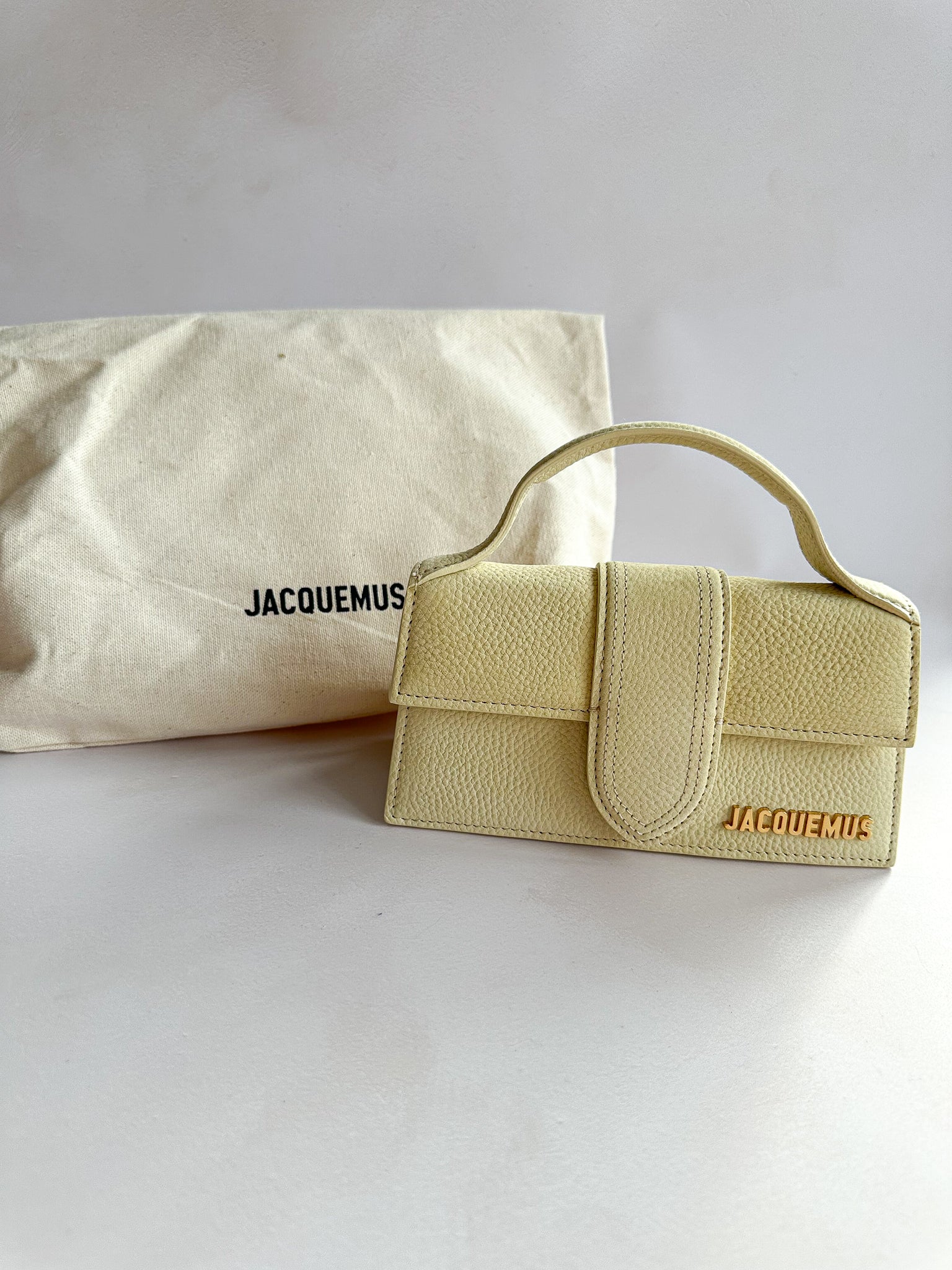 Sac Jacquemus Le Bambino Jaune Clair