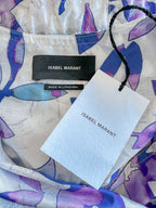 Isabel Marant Lympia Floral Print Shell Wrap Jumpsuit