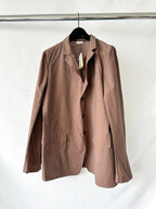 Dries Van Noten Brown Striped Jacket
