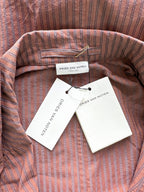 Dries Van Noten Brown Striped Jacket