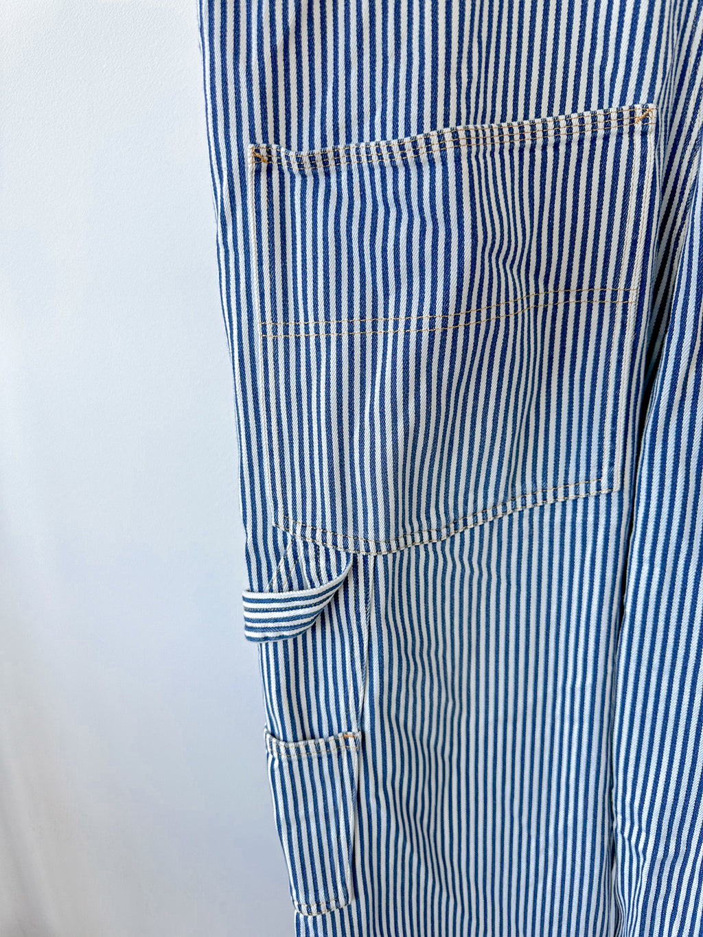 Isabel Marant Madeline Striped Denim Jumpsuit