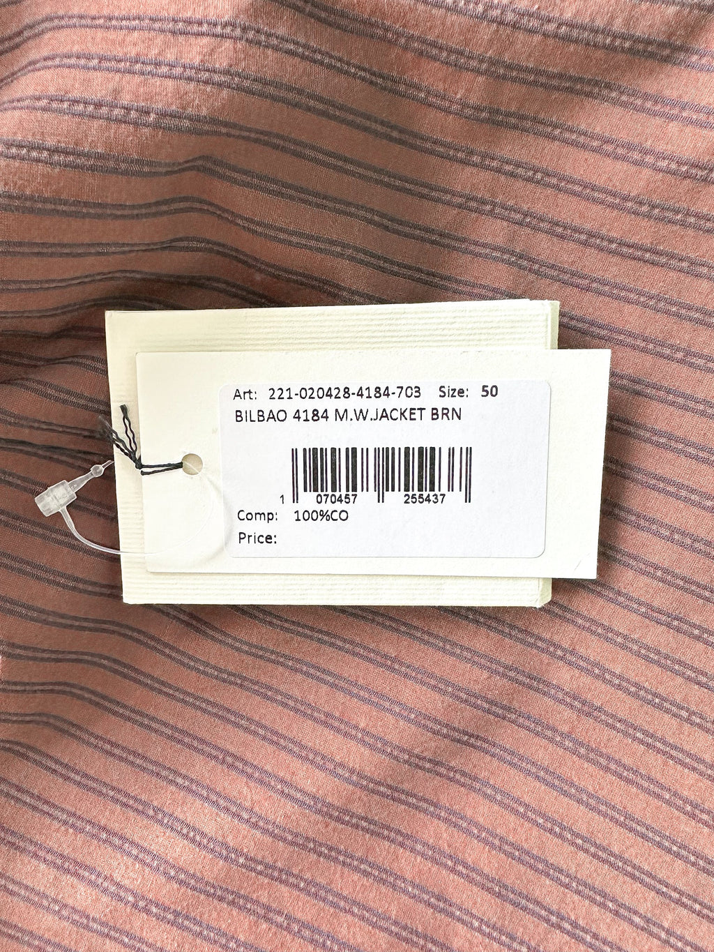 Dries Van Noten Brown Striped Jacket