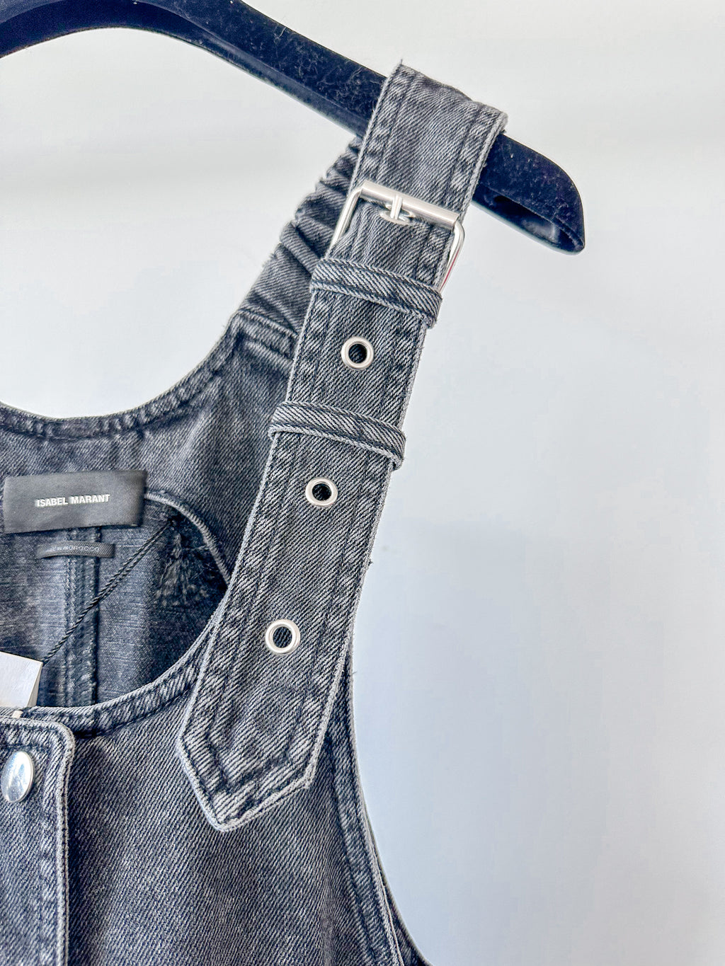 Isabel Marant Denim Apolino gerippter Denim-Overall