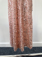 NADINE MERABI Pink Eliza Beaded Embellished Jumpsuit - House Of Huntington