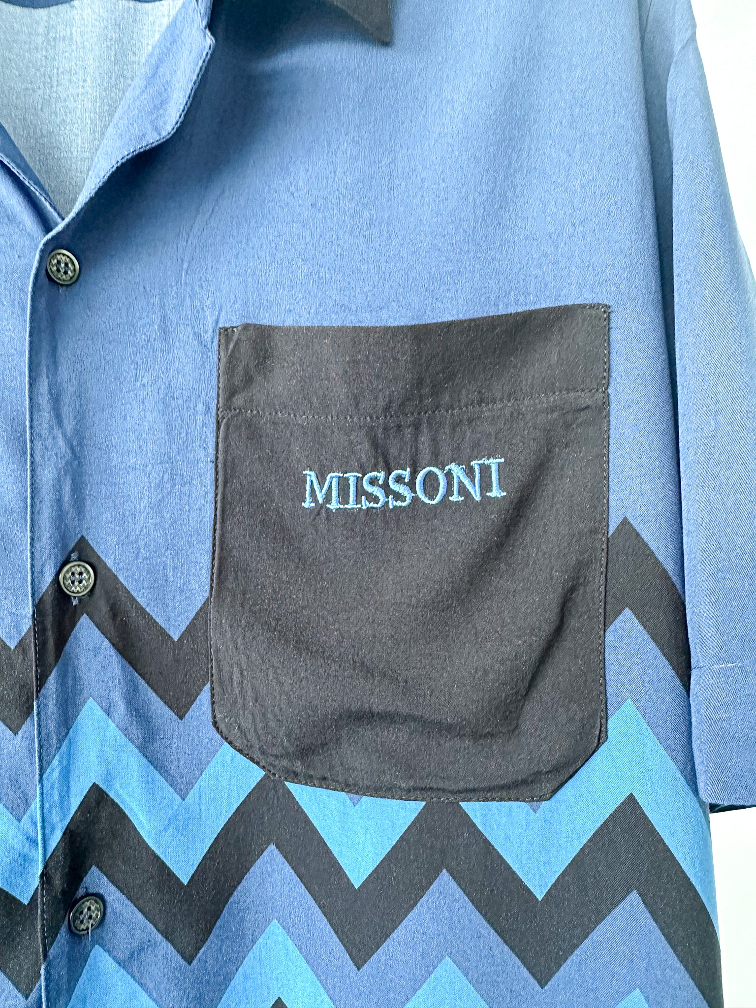 Missoni Navy Zigzag Shirt
