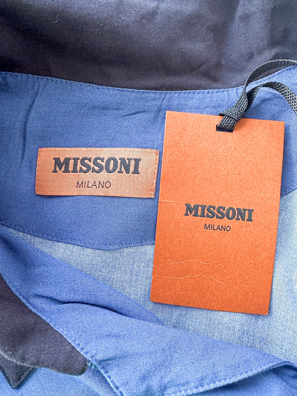 Missoni Navy Zigzag Shirt