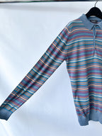 John Smedley Knitted Long Sleeve Polo Shirt