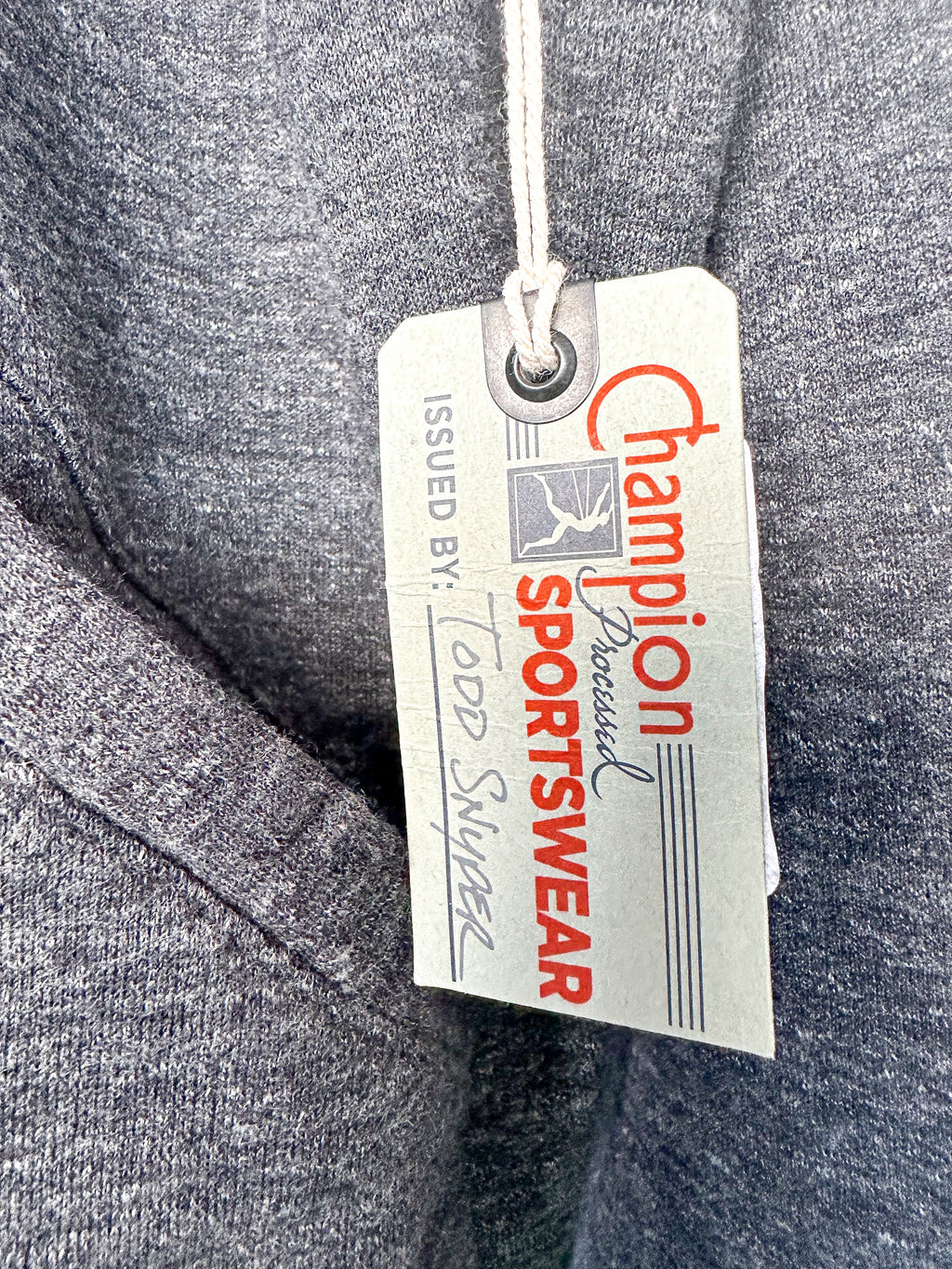 Todd Snyder X Champion – Kapuzenpullover in Anthrazitgrau