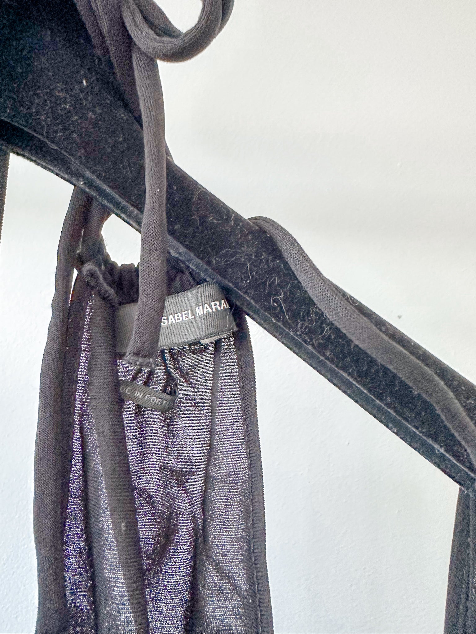 Isabel Marant Black Jadessi Cut-Out Keyhole Neck Strappy Dress DAMAGED