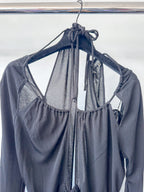 Isabel Marant Black Jadessi Cut-Out Keyhole Neck Strappy Dress DAMAGED